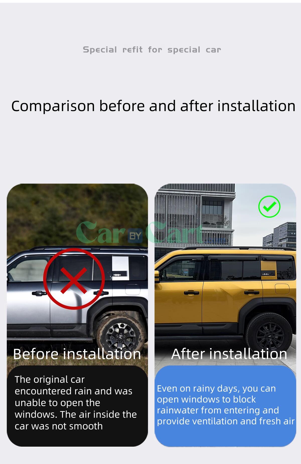 2025 Leopard 5 Window rain blocking side panel