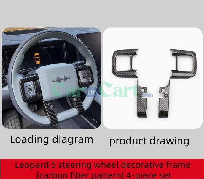 2025 Leopard 5 Steering wheel button decorative frame