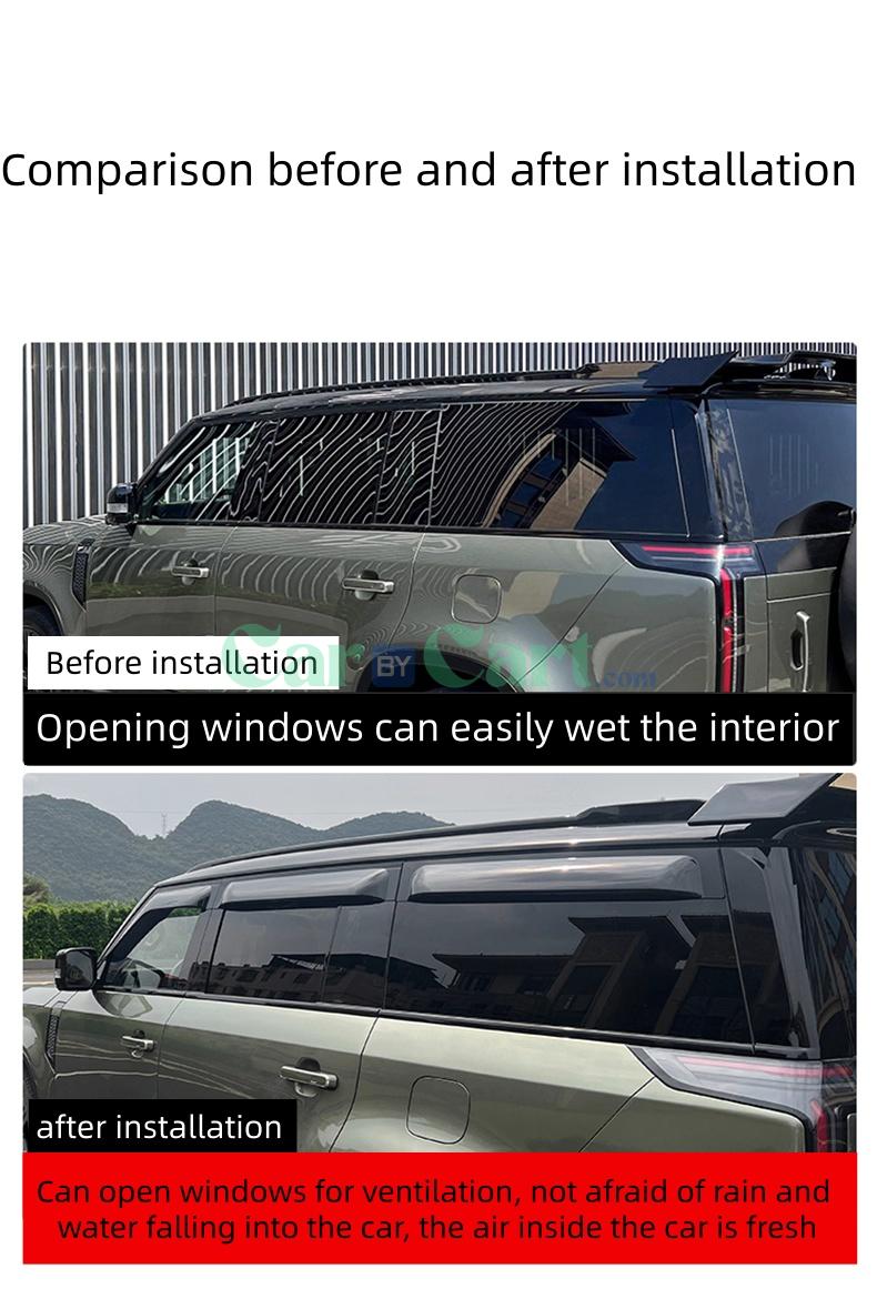 2025 ROX 01 جانبي لوح حاجب مطر للشباك