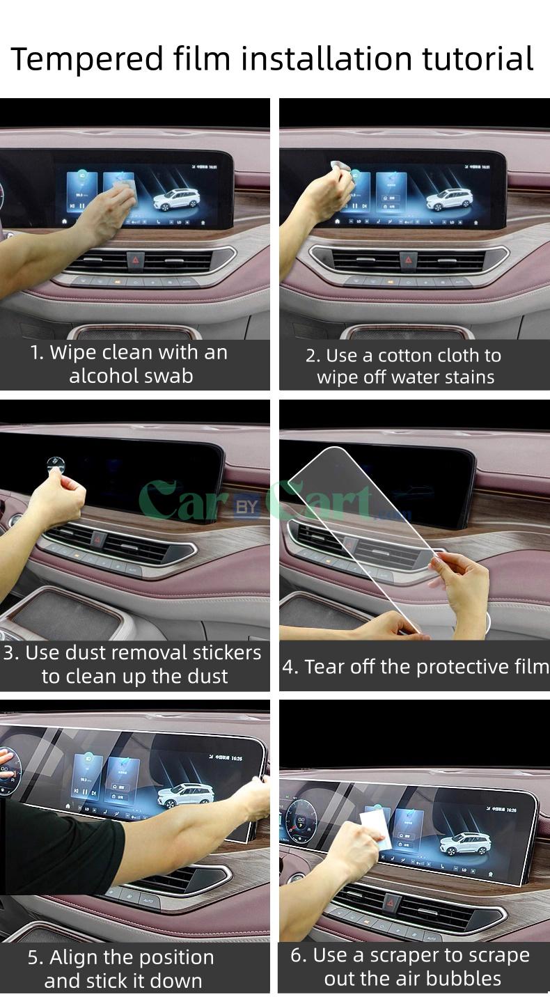 2025 ROX 01 High definition tempered film [instrument panel+navigation screen]