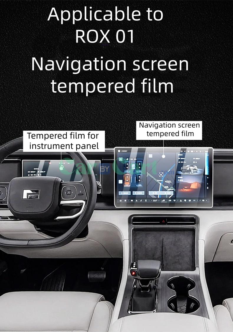 2025 ROX 01 High definition tempered film [instrument panel+navigation screen]