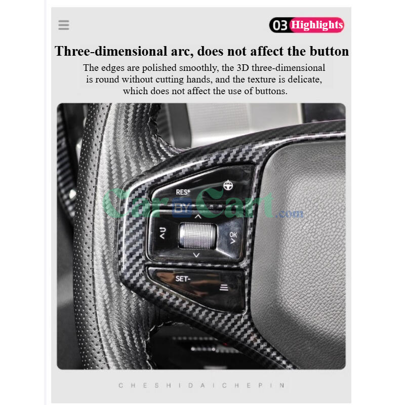 طقم داخلي من ألياف الكربون لمخرج هواء Jetout T2