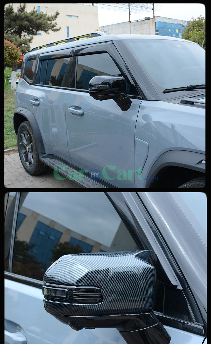 2025 جيتور T2 غطاء مراية خلفية زخرفي