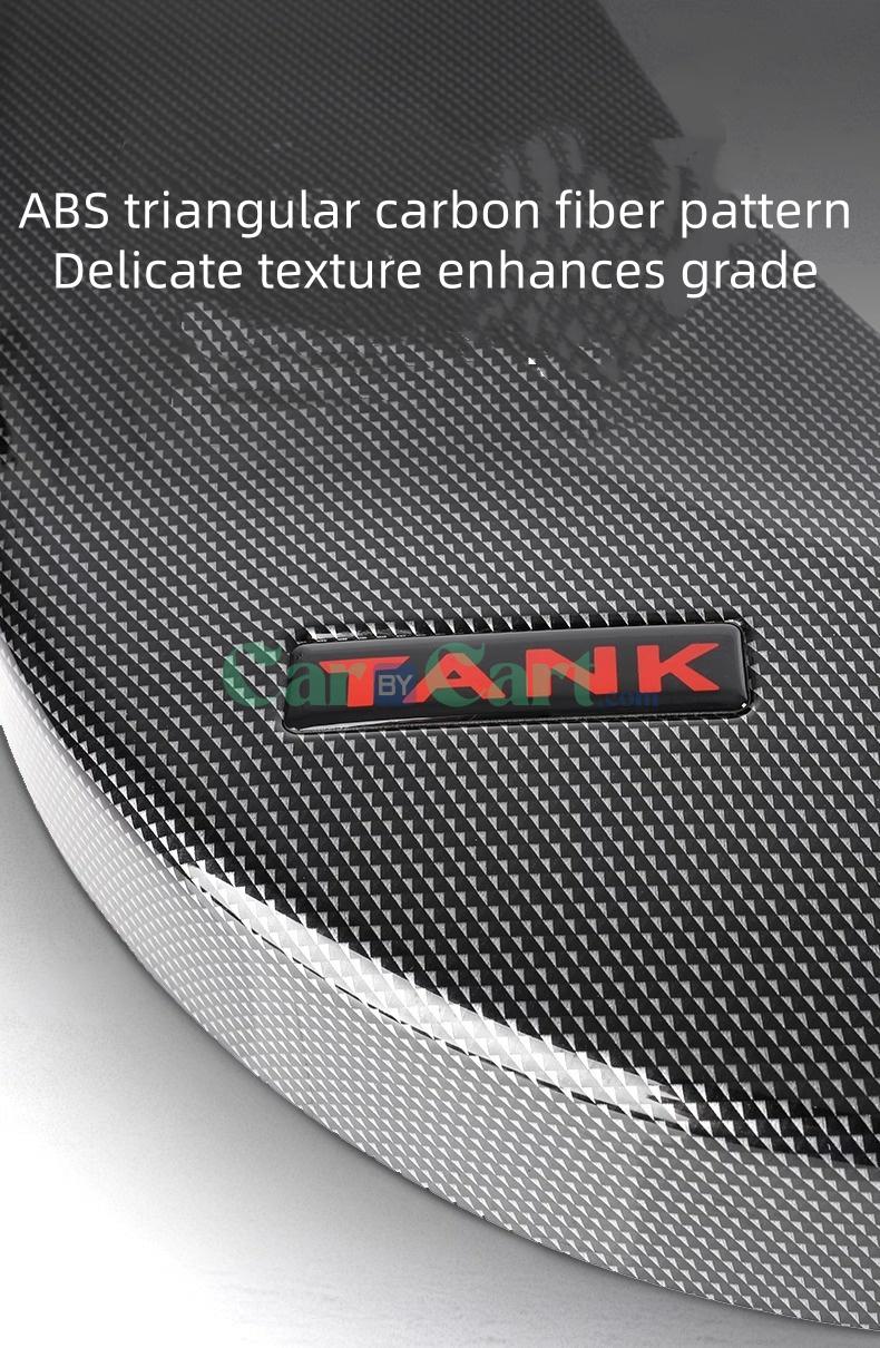 2025 TANK 300 HIT-4 Carbon fiber patterned door anti kick pad