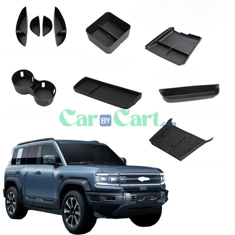 Leopard 5 accessories set inside