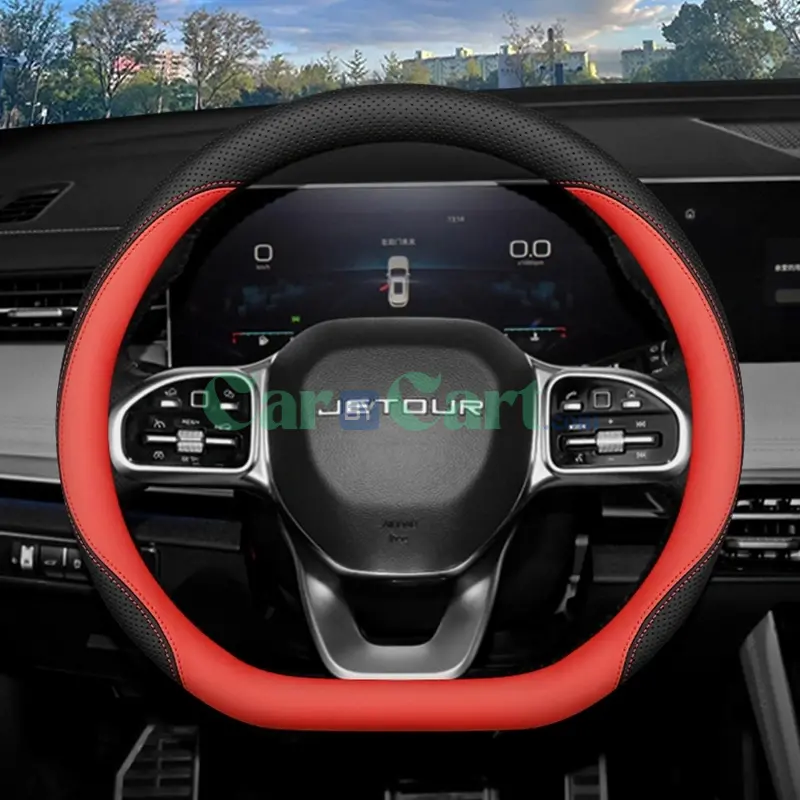 غطاء عجلة قيادة جلد نابا لجيتور X90PLUS 2025