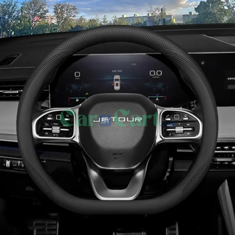 غطاء عجلة قيادة جلد نابا لجيتور X90PLUS 2025