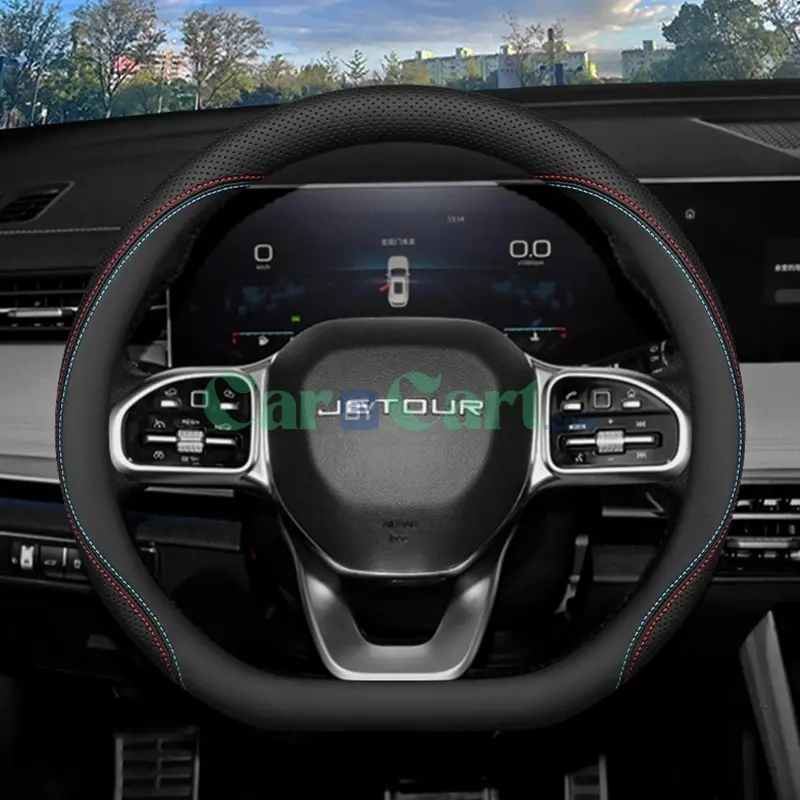 غطاء عجلة قيادة جلد نابا لجيتور X90PLUS 2025