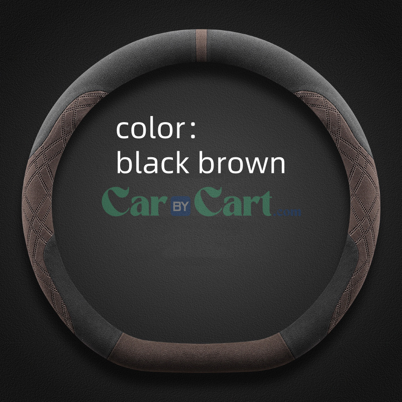 غطاء عجلة قيادة من الجلد السويدي لسيارة جيتور X90PLUS 2025