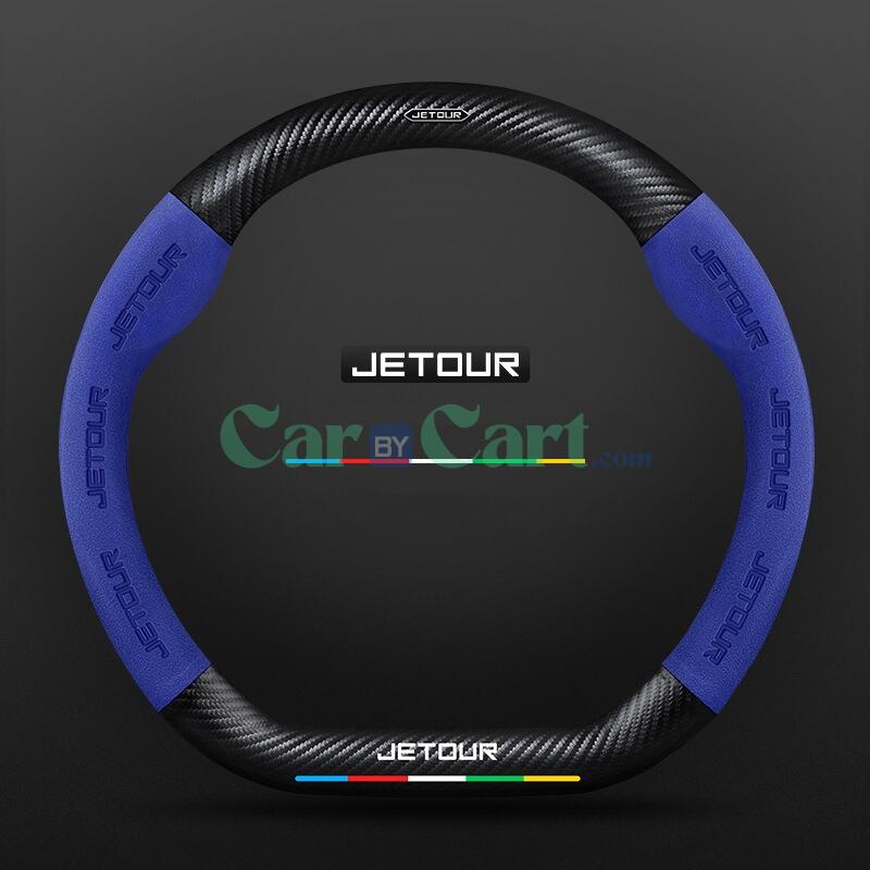 2024 Jetour x90plus Carbon fiber leather steering wheel cover