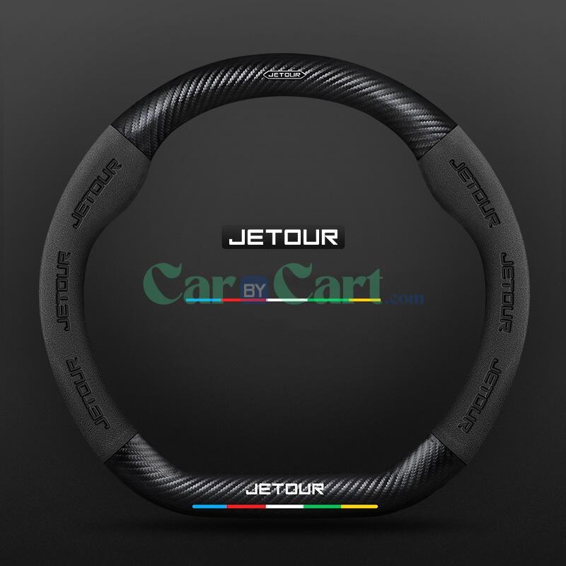 2024 Jetour x90plus Carbon fiber leather steering wheel cover